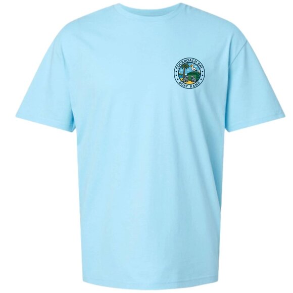 Cockroach Bay Boat Ramp Ruskin Florida Fishing Boating T-shirt Backwater Outdoor - Picture 6 of 6